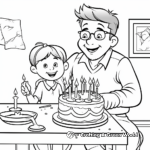 Impressive Stepdad Birthday Celebration Coloring Pages 2