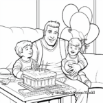 Impressive Stepdad Birthday Celebration Coloring Pages 4