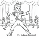 In-Action Nutcracker Ballet Coloring Pages 2