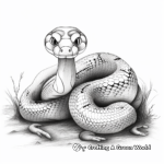 Incredible Anaconda Snake Coloring Pages 1