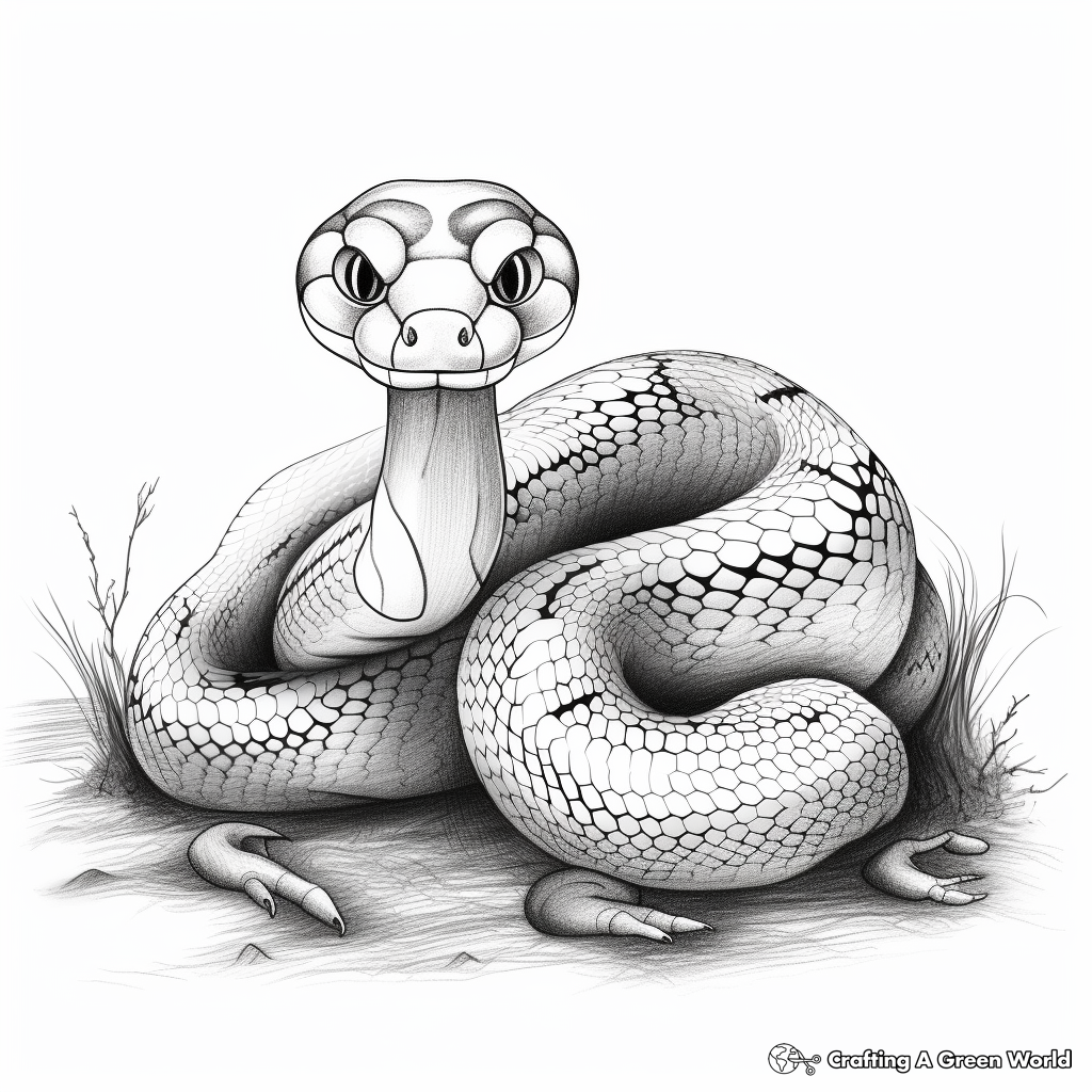 Cobra-line | Snake drawing, Snake coloring pages, Cobra snake