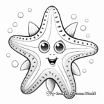 Incredible Oceanic Starfish Coloring Pages 3
