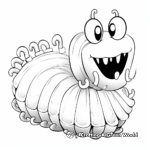 Incredible Polychaete Worm Coloring Pages 2