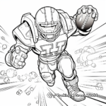Incredible Super Bowl Sunday Coloring Pages 3