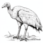 Indian White-rumped Vulture Coloring Sheets 4
