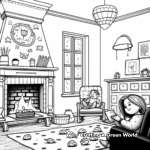 Indoor Hygge Activities Coloring Pages 2