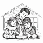 Indoor Hygge Activities Coloring Pages 3