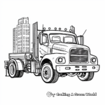 Industrial Tow Truck Coloring Pages 2