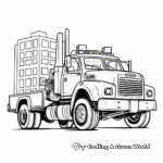 Industrial Tow Truck Coloring Pages 3