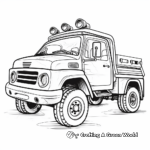 Industrial Tow Truck Coloring Pages 4