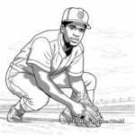 Influential Jackie Robinson Coloring Pages 3