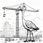 Innovative Crane at Work Coloring Pages 3