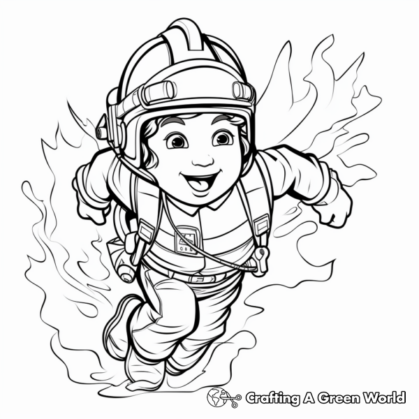 Fire Coloring Pages - Free &amp; Printable!