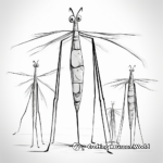 Insect Collection Daddy Long Legs Coloring Pages 2