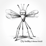 Insect Collection Daddy Long Legs Coloring Pages 4
