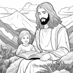 Inspirational Jesus Coloring Pages 1