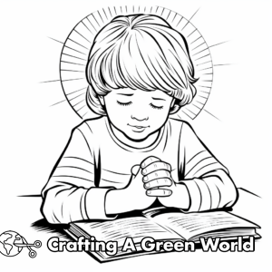 Lord's Prayer Coloring Pages - Free &amp; Printable!