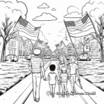Inspirational Memorial Day Parade Coloring Pages 1