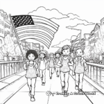 Inspirational Memorial Day Parade Coloring Pages 4