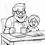 Inspiring Granddad Birthday Toast Coloring Pages 3