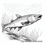 Intense Barracuda Coloring Pages 2