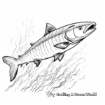 Intense Barracuda Coloring Pages 4
