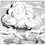 Interactive Cloud Formation Coloring Pages 2
