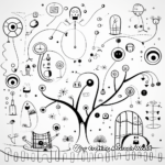 Interactive Connect-the-Dot Doodle Coloring Pages 4