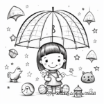 Interactive Mix and Match Umbrella Coloring Pages 3