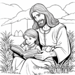 Interactive Parable of Jesus Coloring Pages 2