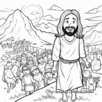 Interactive Parable of Jesus Coloring Pages 4
