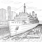 Interactive Titanic Morse Code Coloring Pages 1