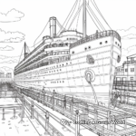 Interactive Titanic Morse Code Coloring Pages 2