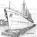 Interactive Titanic Morse Code Coloring Pages 3