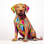 Intricate Adult Chocolate Lab Dog Coloring Pages 1