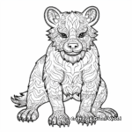 Intricate Adult Tasmanian Devil Coloring Pages 3