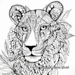 Intricate Animal Themed Coloring Pages 4