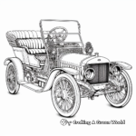 Intricate Antique Car Coloring Pages 2