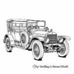 Intricate Antique Car Coloring Pages 3