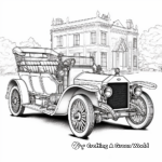 Intricate Antique Car Coloring Pages 4