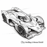 Intricate Aston Martin Valkyrie Coloring Pages 2
