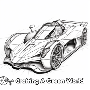 Supercar Coloring Pages - Free &amp; Printable!