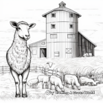 Intricate Barn And Silo Coloring Pages 2