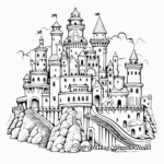 Intricate Castle Coloring Pages for Coloring Enthusiasts 4