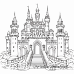 Intricate Castle Gates Coloring Pages 4