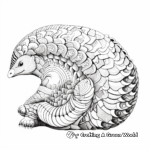 Intricate Chinese Pangolin Coloring Pages for Adults 4