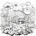 Intricate Coloring Pages Inspired by Nature 4