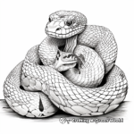 Intricate Common Boa Constrictor Coloring Pages 3