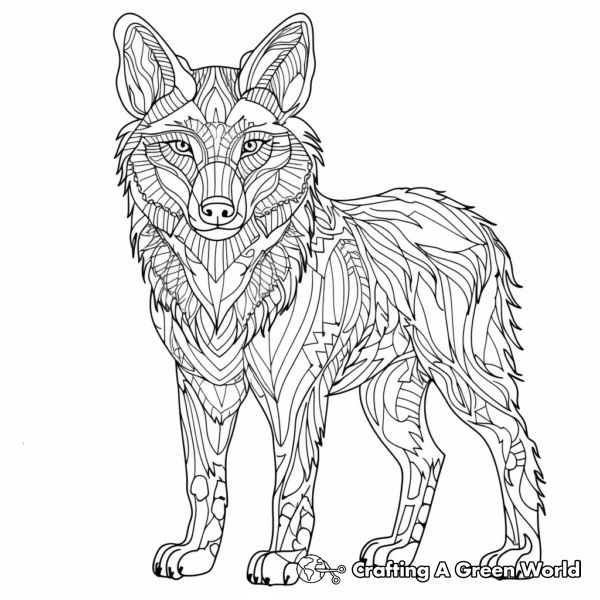 Coyote Coloring Pages - Free &amp; Printable!