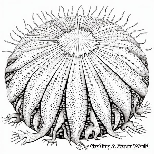 Sea Urchin Coloring Pages - Free &amp; Printable!